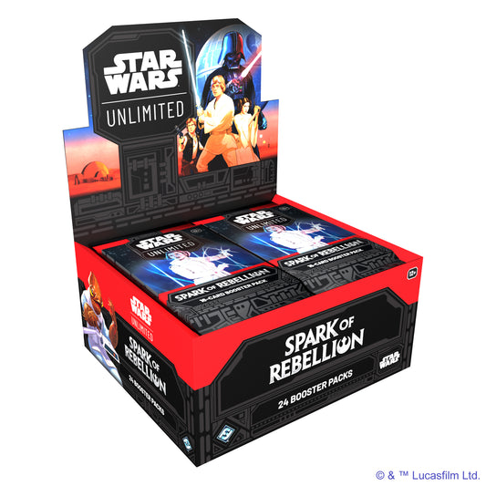 Star Wars Unlimited Spark of Rebellion Booster Display