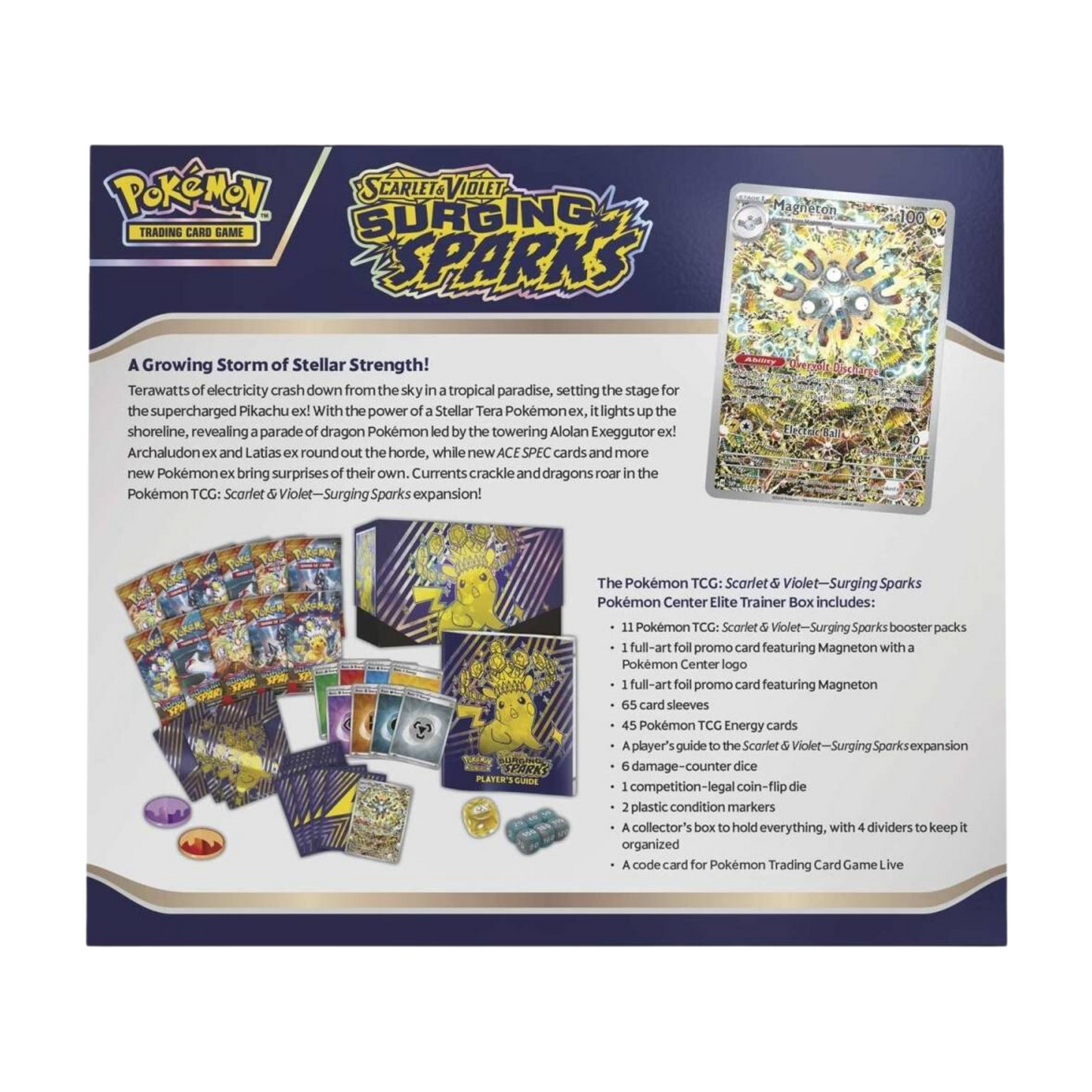 Scarlet & Violet – Surging Sparks Elite Trainer Box