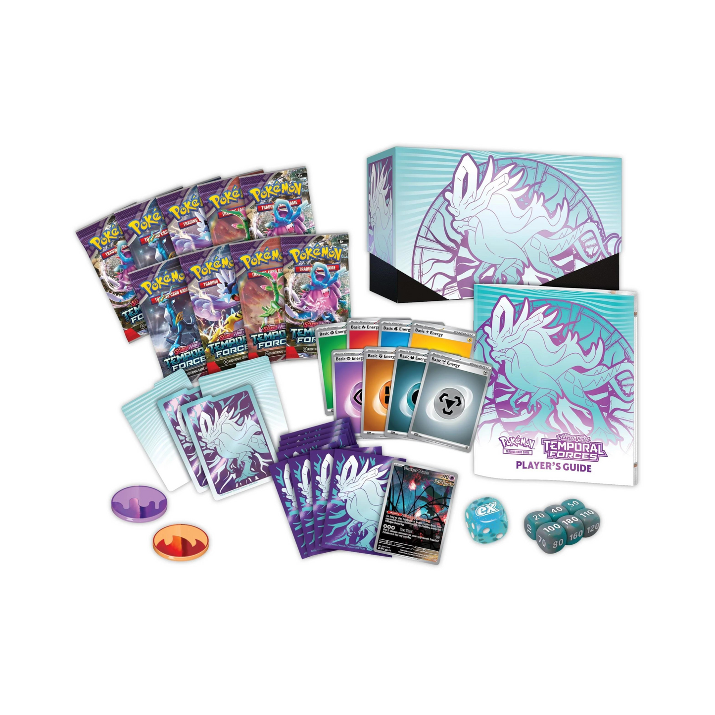 Scarlet & Violet - Temporal Forces Elite Trainer Box (Walking Wake)