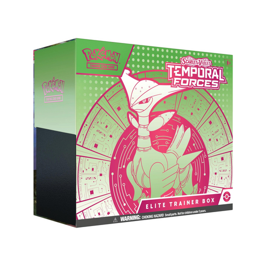 Scarlet & Violet - Temporal Forces Elite Trainer Box (Iron Leaves)