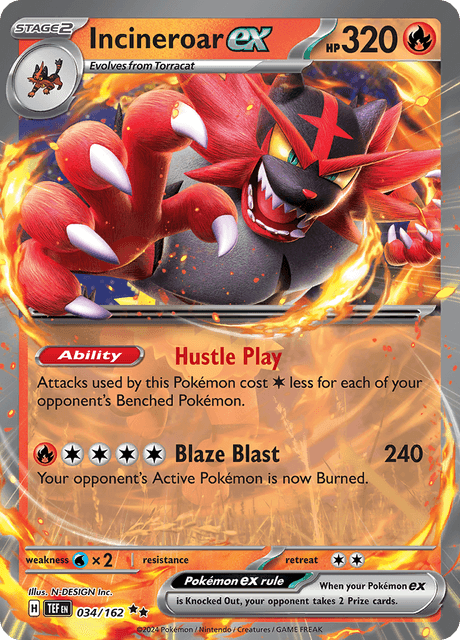 Incineroar EX [34/162]