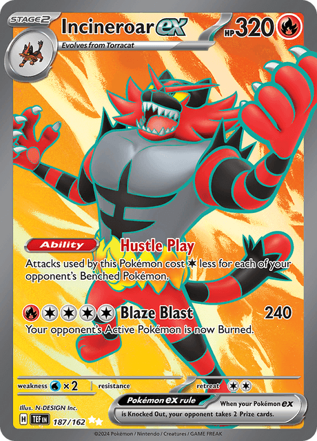 Incineroar EX [187/162]