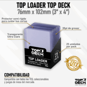 Top Deck - Top Loader standard 76x102mm