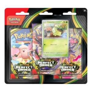 [PREVENTA] Mega Evolution - Perfect Order 3-Pack Blister (EN)